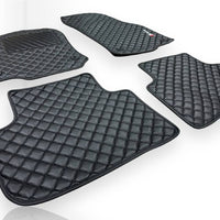 Pour AUDII tous les modèles tapis de voiture en cuir de luxe personnalisé tapis de sol de voiture doublures