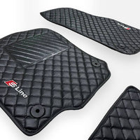 Pour AUDII tous les modèles tapis de voiture en cuir de luxe personnalisé tapis de sol de voiture doublures