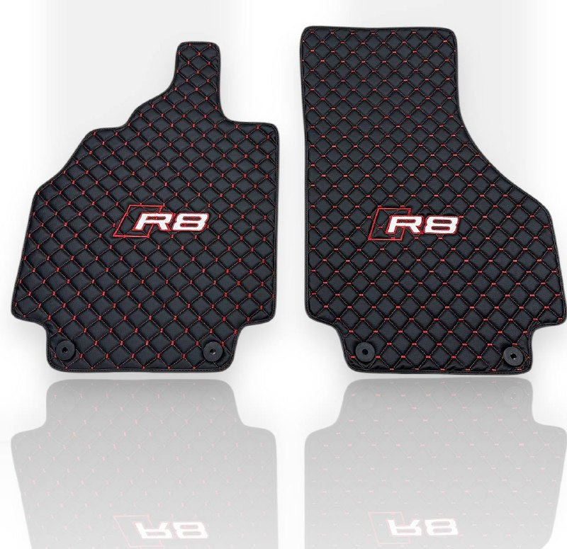 Pour les modèles AUDİ R8 tapis de voiture en cuir tapis de sol de voiture personnalisés de luxe doublures