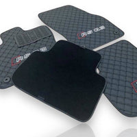 AUDİ Q3 / SQ3 / RSQ3 Leather Premium Luxury Car Floor Mat Set Black