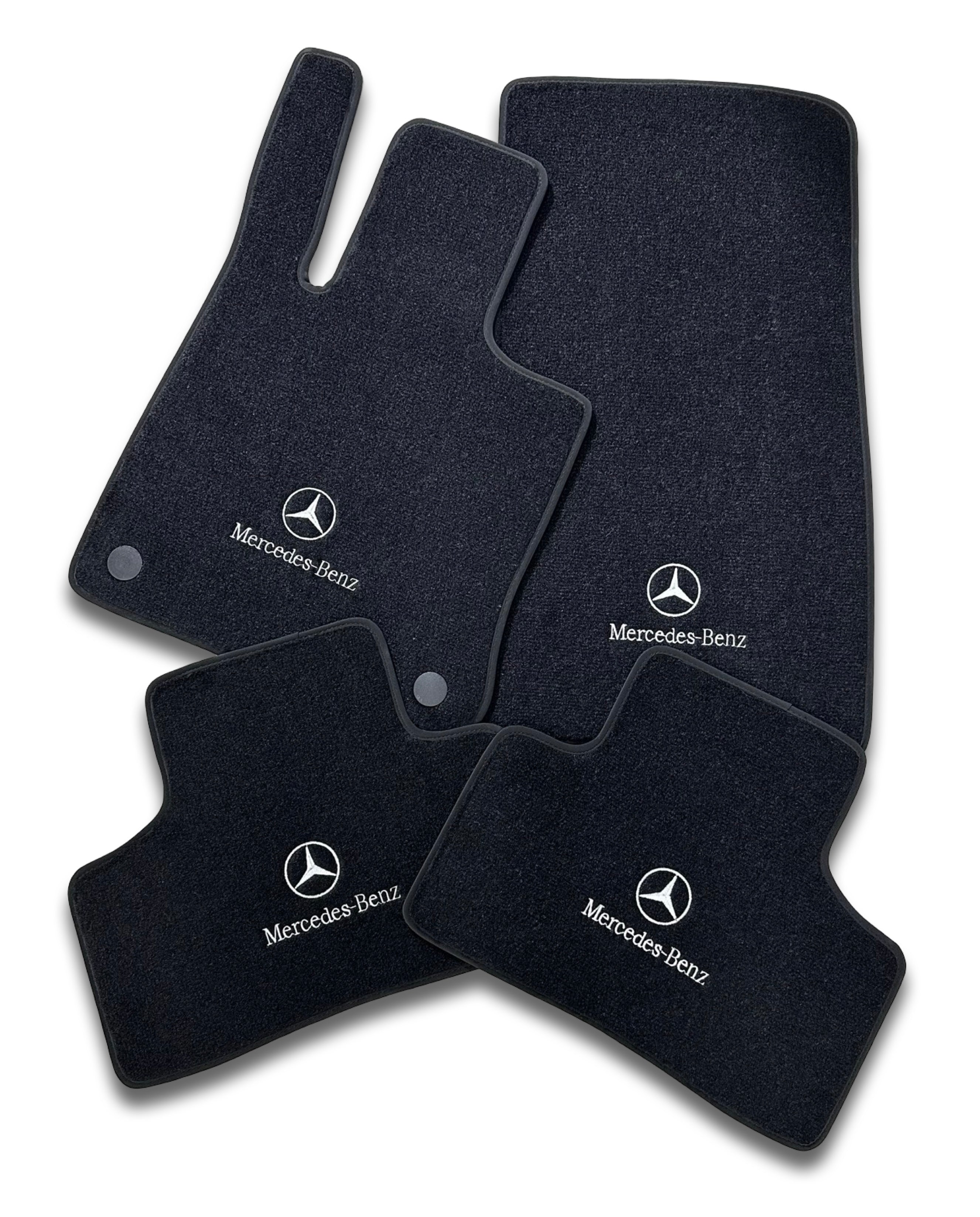 Luxury Carpet Car Floor Mats Compatible With MERCEDES-BENZ | Fits A-B ...