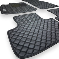 AUDİ Leather Premium Luxury Car Floor Mat Set Black