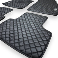 AUDİ Leather Premium Luxury Car Floor Mat Set Black