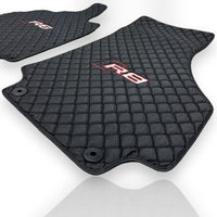 AUDİ R8 Leather Premium Luxury Car Floor Mat Set Black