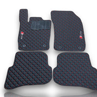 Pour AUDII tous les modèles tapis de voiture en cuir de luxe personnalisé tapis de sol de voiture doublures