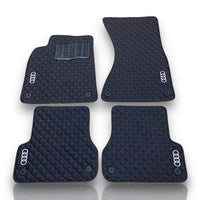 Pour AUDII tous les modèles tapis de voiture en cuir de luxe personnalisé tapis de sol de voiture doublures