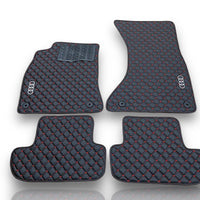 Pour AUDII tous les modèles tapis de voiture en cuir de luxe personnalisé tapis de sol de voiture doublures