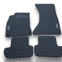 Pour AUDII tous les modèles tapis de voiture en cuir de luxe personnalisé tapis de sol de voiture doublures