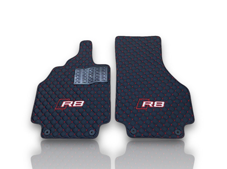 Pour les modèles AUDİ R8 tapis de voiture en cuir tapis de sol de voiture personnalisés de luxe doublures