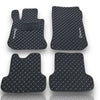 Pour MERCEDES-BENZ tous les modèles tapis de voiture en cuir tapis de sol de luxe sur mesure doublures