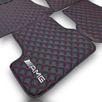 For MERCEDES-BENZ All Models Leather Car Mats Luxury Custom Floor Carpet Mats Liners