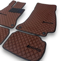 For MERCEDES-BENZ All Models Leather Car Mats Luxury Custom Floor Carpet Mats Liners