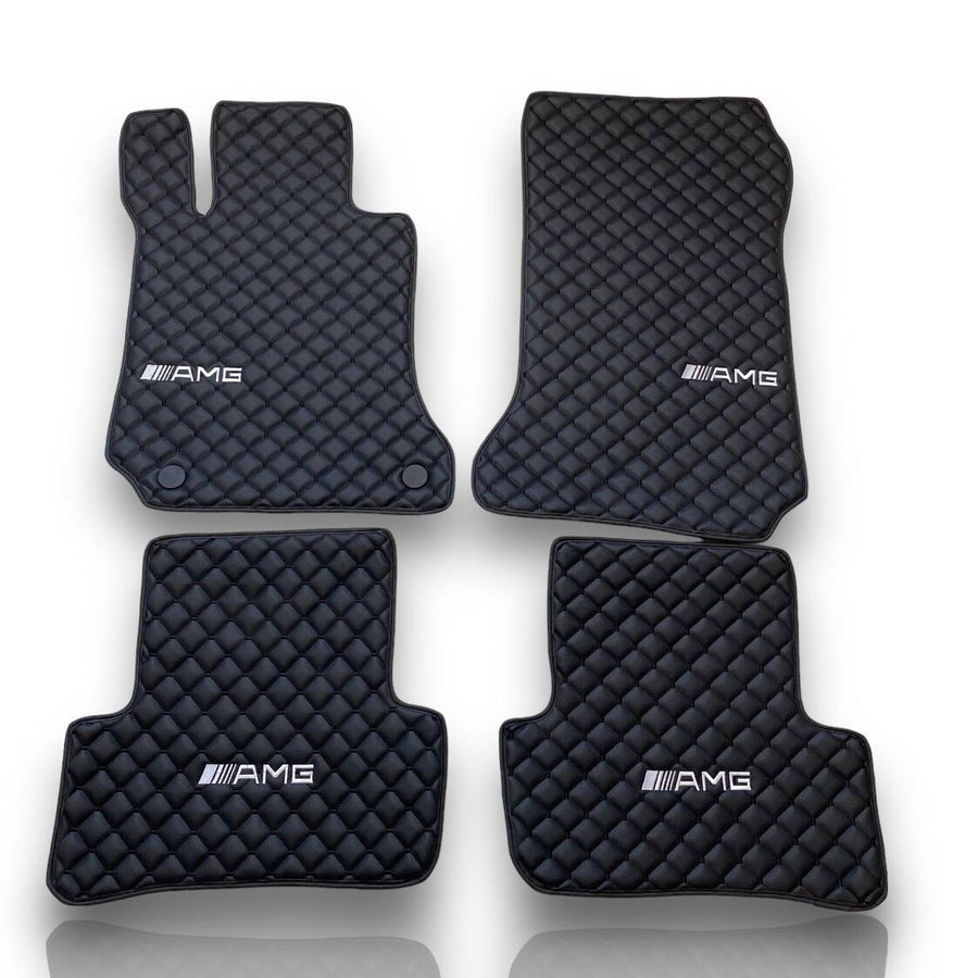 Pour MERCEDES-BENZ tous les modèles tapis de voiture en cuir tapis de sol de luxe sur mesure doublures