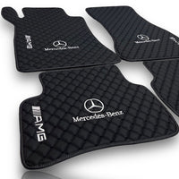 For MERCEDES-BENZ All Models Leather Car Mats Luxury Custom Floor Carpet Mats Liners