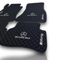 For MERCEDES-BENZ All Models Leather Car Mats Luxury Custom Floor Carpet Mats Liners