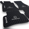 Pour MERCEDES-BENZ tous les modèles tapis de voiture en cuir tapis de sol de luxe sur mesure doublures