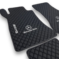 For MERCEDES-BENZ All Models Leather Car Mats Luxury Custom Floor Carpet Mats Liners