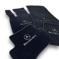 Pour MERCEDES-BENZ tous les modèles tapis de voiture en cuir tapis de sol de luxe sur mesure doublures