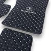 For MERCEDES-BENZ All Models Leather Car Mats Luxury Custom Floor Carpet Mats Liners