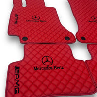 For MERCEDES-BENZ All Models Leather Car Mats Luxury Custom Floor Carpet Mats Liners