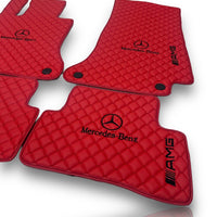 For MERCEDES-BENZ All Models Leather Car Mats Luxury Custom Floor Carpet Mats Liners