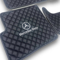 For MERCEDES-BENZ All Models Leather Car Mats Luxury Custom Floor Carpet Mats Liners